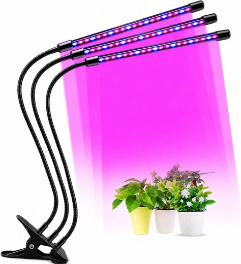 3 brazos flexibles para una orientación precisa de la luz