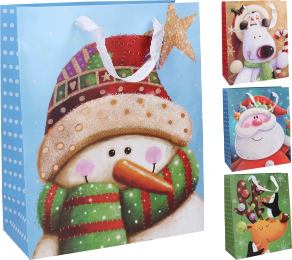 Bolsa de regalo de Navidad tamaño mediano
