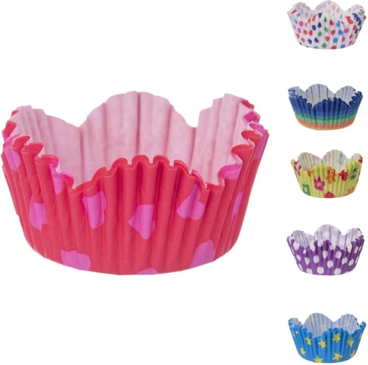Cápsulas de papel para muffins 7 cm, 80 uds