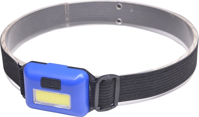 Linterna frontal LED Solight 3 W COB azul