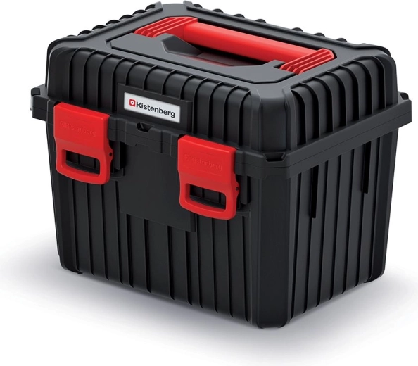 Maletín para herramientas HEAVY con inserto extraíble, 445 × 360 × 337 mm, negro
