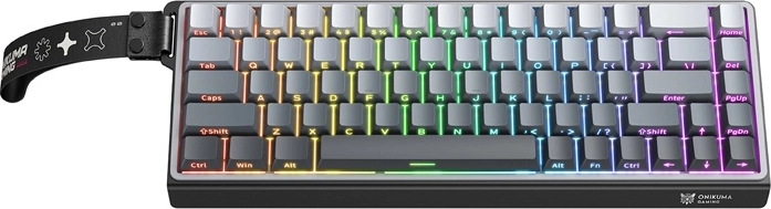 Onikuma G69 teclado mecánico gaming compacto de 68 teclas, RGB