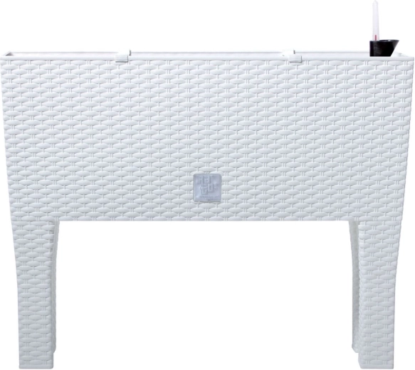 Jardinera de autorriego Rato Case High 80 cm blanca