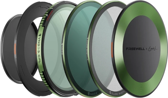 Kit de filtros variables ND/CPL Freewell Brandon Li de 67 mm