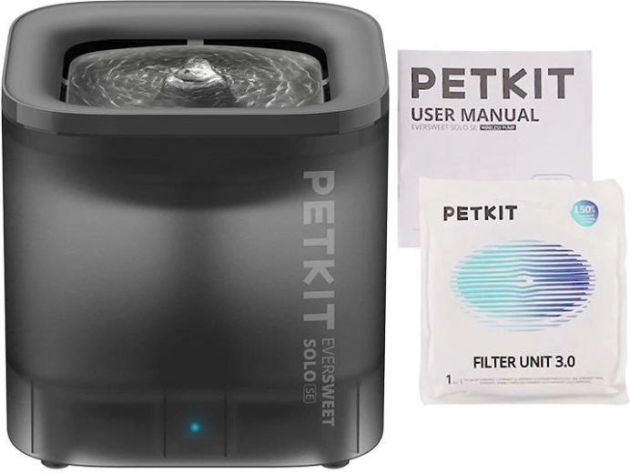 Fuente para perros y gatos Petkit Eversweet Solo SE, gris oscuro