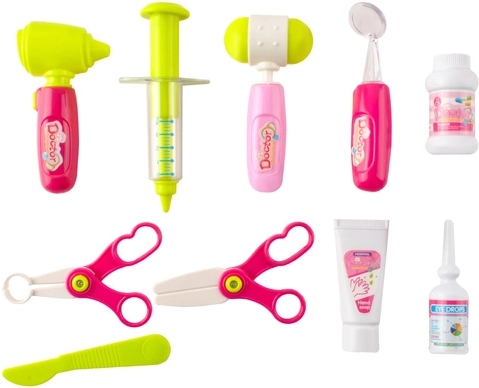 Accesorios completos para el pequeño médico