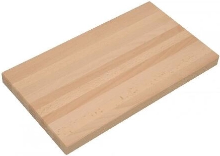 Tabla de cocina para carne de madera de haya 35 × 25 × 2 cm