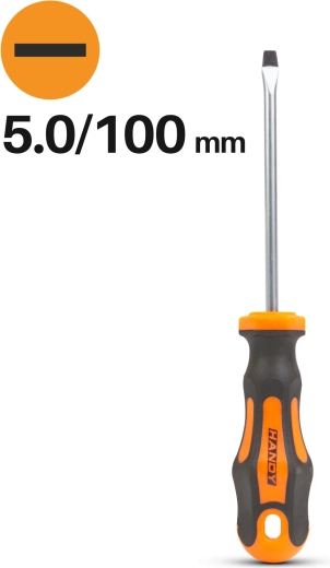 Destornillador plano 5,0 × 100 mm