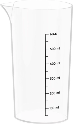 Recipiente medidor de 600 ml sin BPA