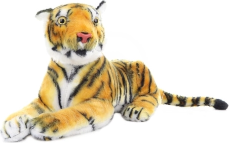 Tigre de peluche marrón 54 cm