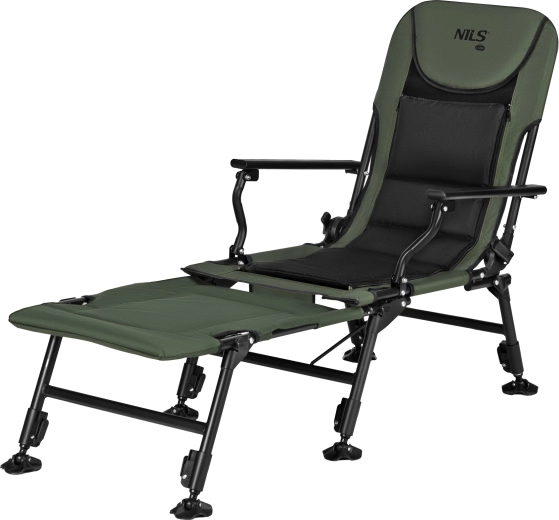 Silla de pesca con reposapiés NILS Camp