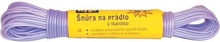 Cuerda para tender de 20 m con recubrimiento de plástico – mezcla de colores