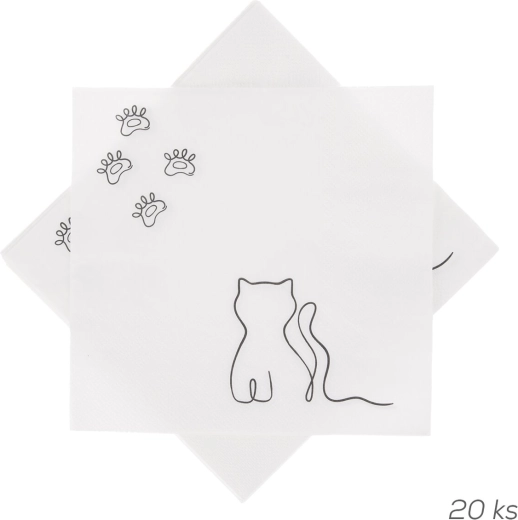 Servilletas de papel MICKA 33 × 33 cm, 20 uds.