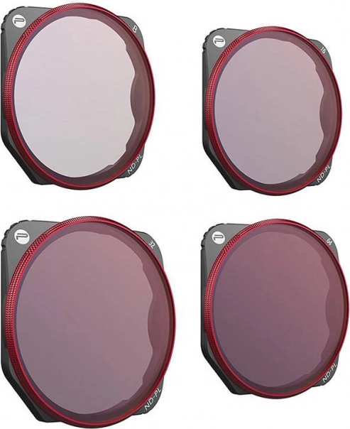 Juego de filtros PGYTECH ND‑PL 8/16/32/64 para DJI MAVIC 3 y MAVIC 3 CINE