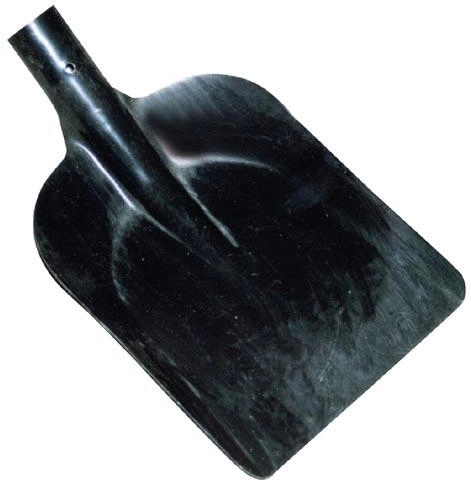 Pala de 19 cm sin mango, negra