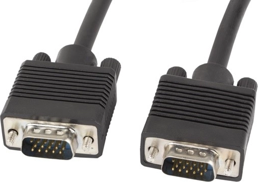 Cable VGA de 1,8 m con doble apantallamiento y ferritas, negro