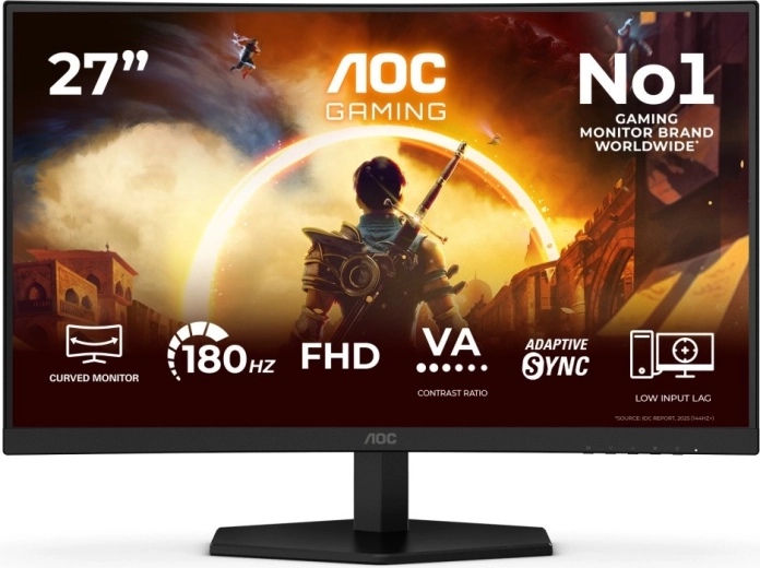 Monitor gaming AOC C27G42FE de 27" curvo VA 180 Hz