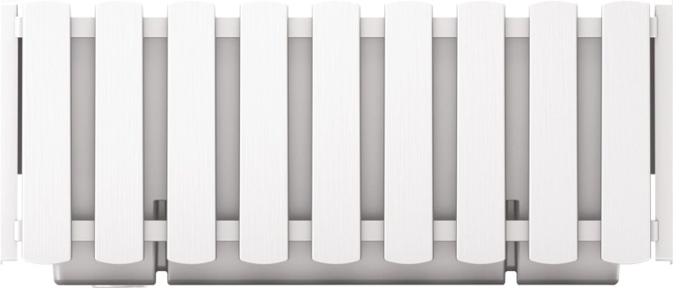 Jardinera BOARDEE Fencycase 38 cm blanca