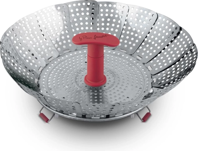 Vapor de acero inoxidable plegable Lamart, 22 cm