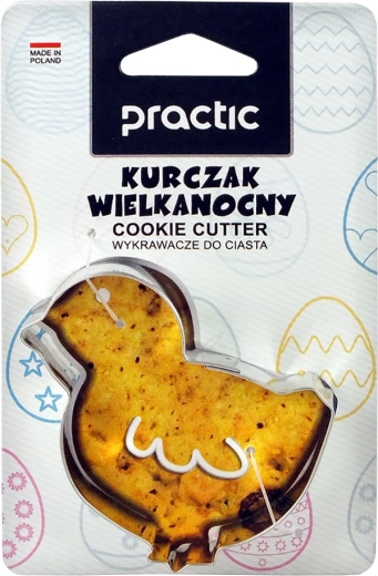 Cortador de galletas con forma de pollito de acero inoxidable