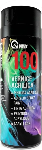 Esmalte acrílico en spray para metal, plástico y madera, 400 ml, blanco brillante
