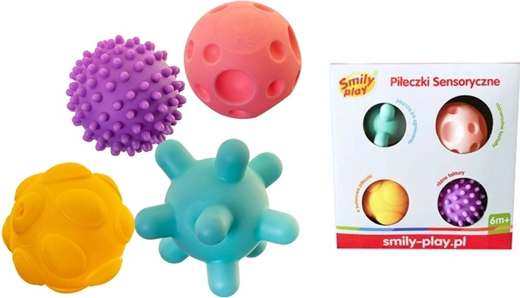 Pelotas sensoriales para niños - 4 uds.