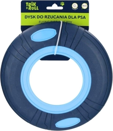 Disco volador azul para perro