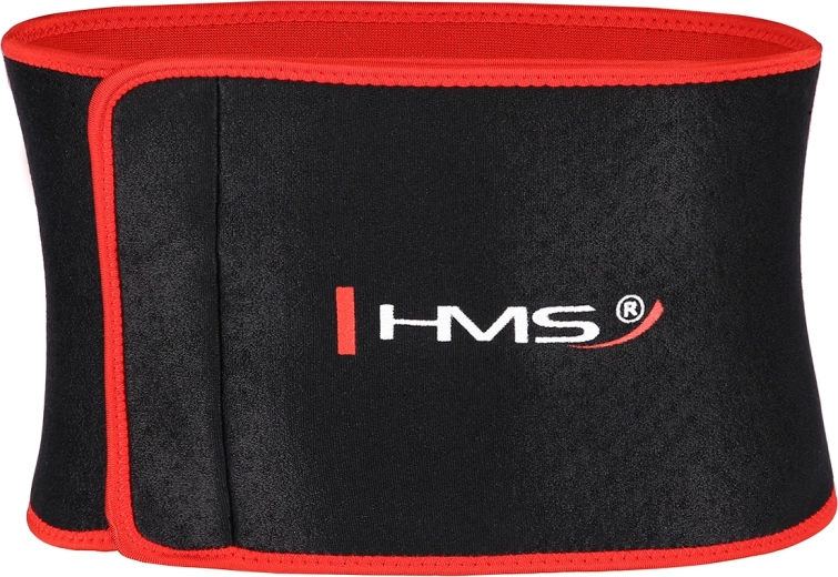 Cinturón lumbar adelgazante HMS BR163 rojo