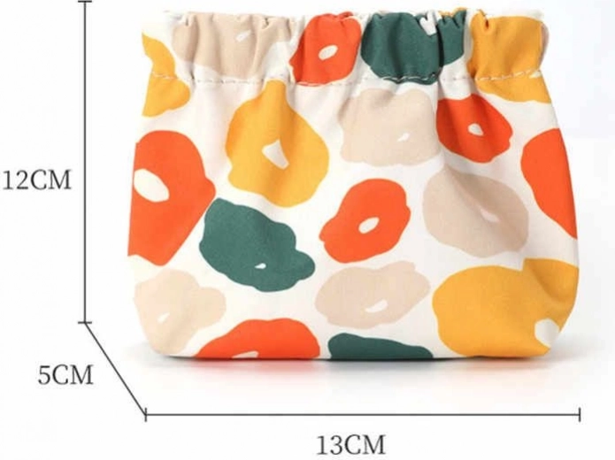 Neceser cosmético multifuncional para mujer para el bolso con estampado floral
