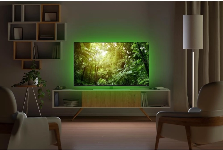Ideal para colocar detrás del televisor o monitor