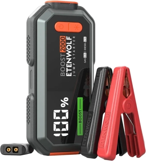 Arrancador Etenwolf J1 de 16 000 mAh y 2 000 A
