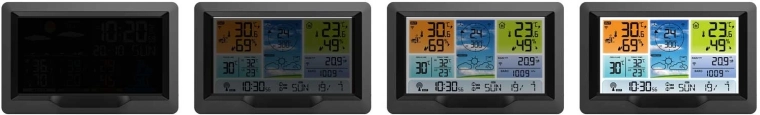 LCD a color claro y funciones inteligentes