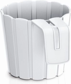 Macetero colgante Boardee Hook blanco 14,4 cm