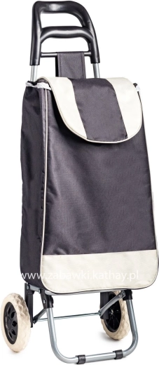 Bolsa de la compra negra con ruedas
