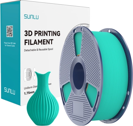 Sunlu PLA Classic menta – filamento 1,75 mm, 1 kg