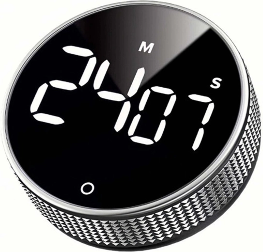 Temporizador de cocina con imán y cronómetro