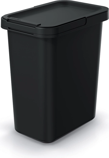 Papelera Systema 12 l – negro reciclado