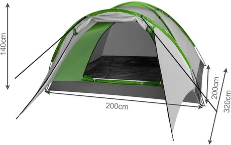 Espacio para 4 personas y vestíbulo práctico