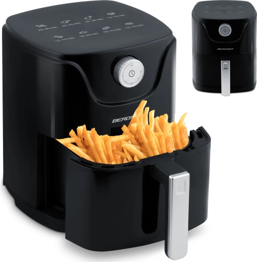 Freidora de aire BERDSEN 2,5 l 1000 W negra