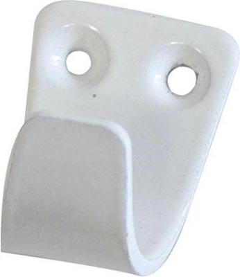 Pequeño colgador de pared 23 × 28 mm, niquelado, 20 uds.