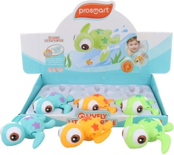 Tortuga de cuerda para el agua, juguete de plástico para niños 2+