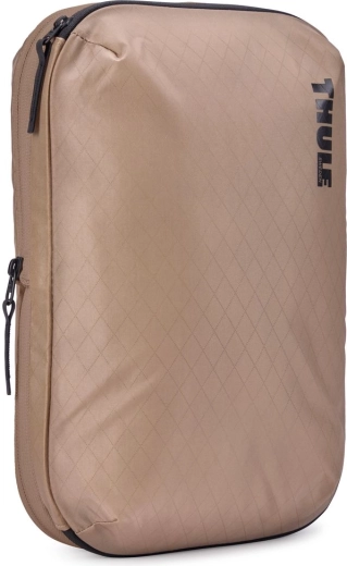 Organizador de compresión grande para ropa Thule, beige suave