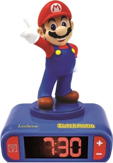 Despertador con figura de Super Mario