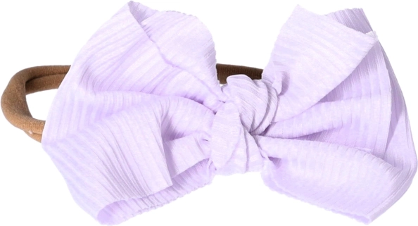 Diadema infantil con lazo – lila claro
