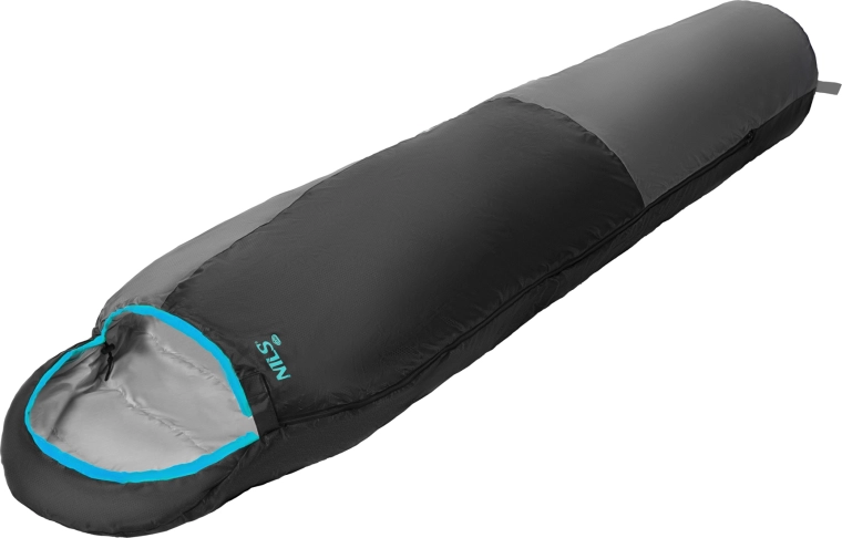 Saco de dormir ultraligero NILS Camp NC1705 negro/mate
