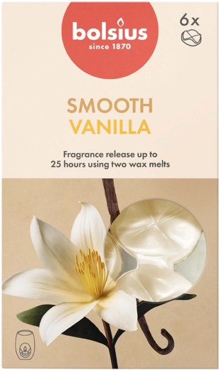 Ceras aromáticas de vainilla, set de 6 unidades