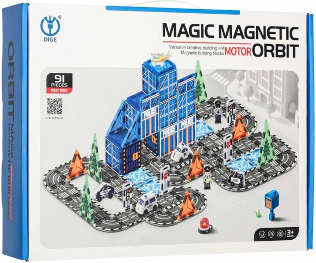 Set policial de 91 piezas para construir y jugar