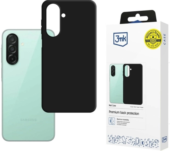 3MK Matt Case funda mate para Samsung Galaxy A27 5G negra