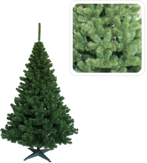 Árbol de Navidad artificial de abeto verde 150 cm - 1 unidad