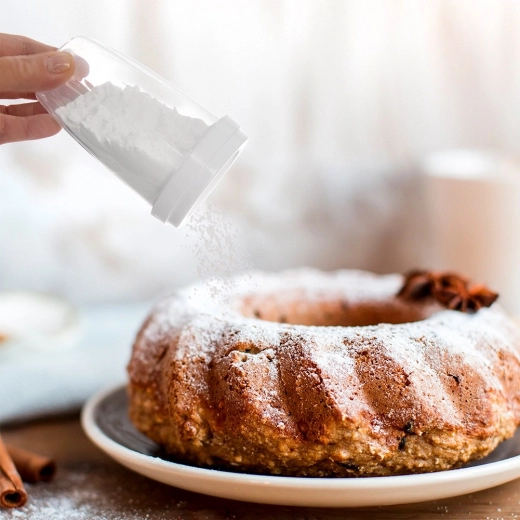 Decoración fácil directamente sobre los postres